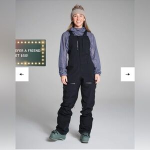 Trew Gear Chariot Ski Bibs XL Regular 2024 Like New